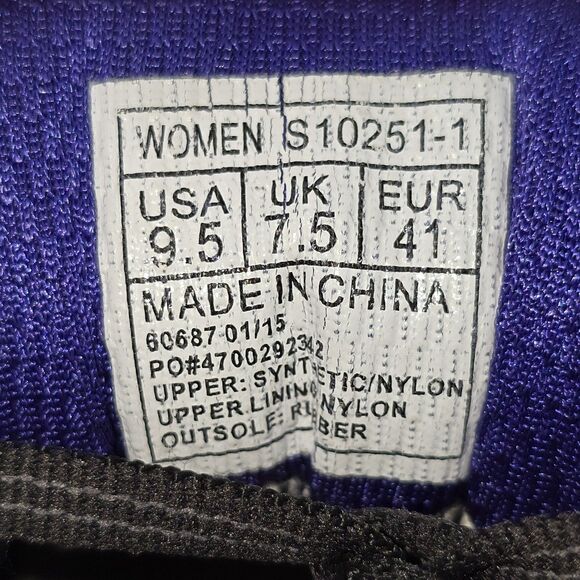 Saucony Xodus 5.0 GTX Women's Sz 9.5 Black Purple Trail Running Shoes (S10251-1) - Picture 9 of 9